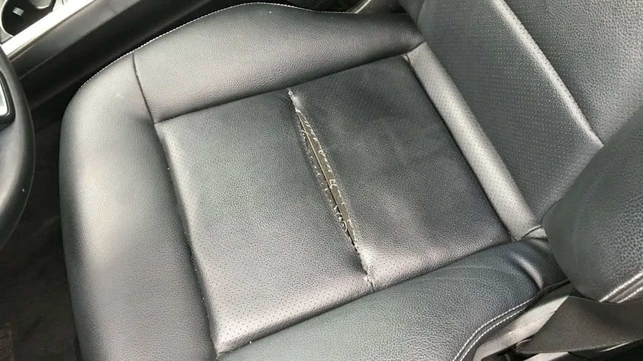 How To Repair Large Tear In Leather Car Seat Quickly - How To Fix Rip In Leather Car Seat
